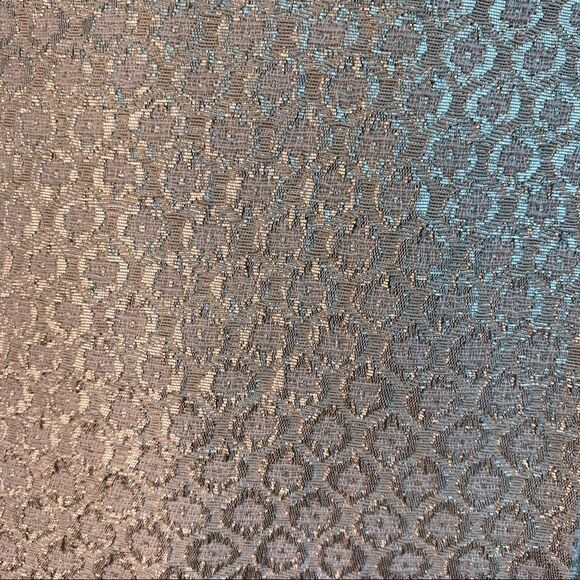 PINK Tartan cream gold metallic jacquard pleated skirt Sz 8 NWOT - Picture 5 of 12